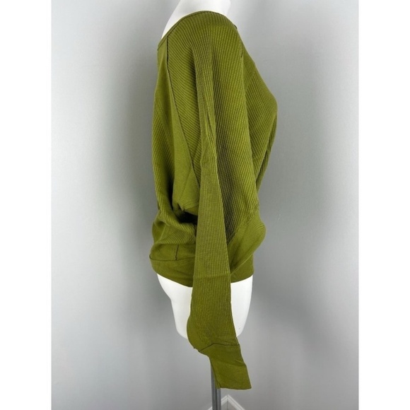 Free People Santa Clara V-neck Thermal Top Ferngully  NWT - Picture 2 of 5